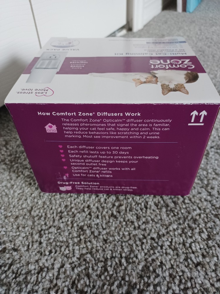 Comfort Zone Multi-Cat Calming Kit 3 Diffusers and 6 Pheromone Refills