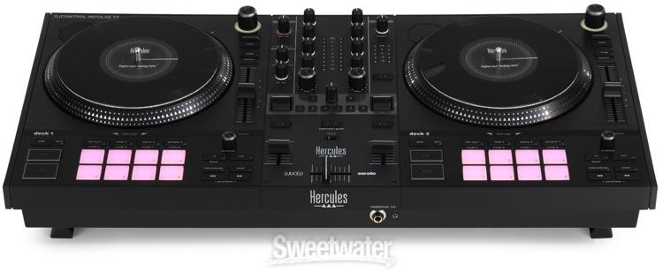 Hercules DJ DJControl Inpulse T7 2-deck Motorized DJ Controller - Black