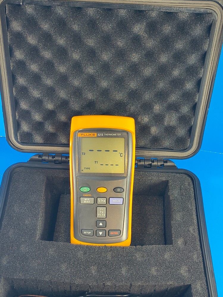 Fluke 52 II Thermocouple Thermometer Meter !