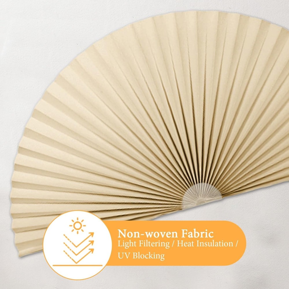 Half Circle Window Shades No Drill, Arch Window Shade Blackout Half Circle, A...