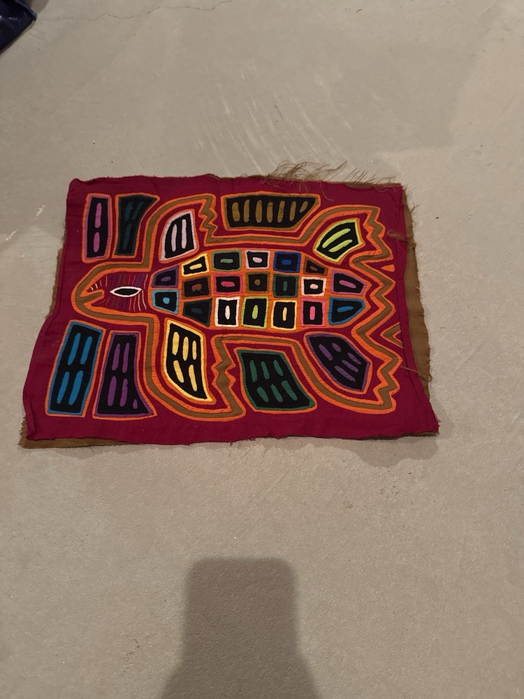 Vintage Mola Textile – Handmade Kuna Panel