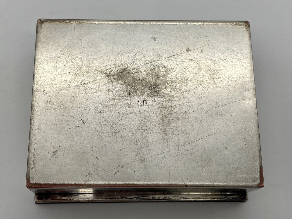 Vintage Cigarette Box Or Trinket Box Crescent Silverware MFG CO. INC.