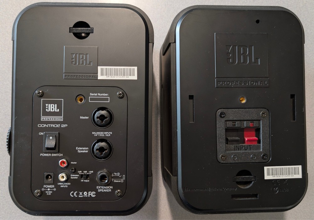 JBL Control 2P Compact Powered Reference Monitor System - Complete Pair