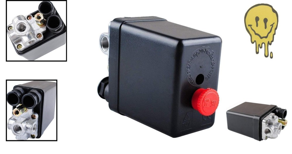 Central Pneumatic Air Compressor Pressure Switch Control Valve Replacement Part