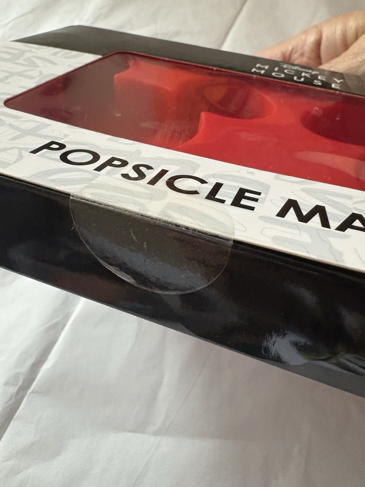 NEW Disney Mickey Mouse 2 Silicone Popsicle Mold Maker Set