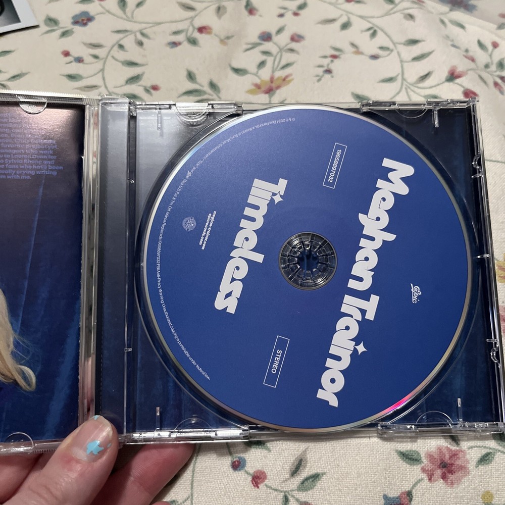 Meghan Trainor Timeless CD Signed Autographed Polaroid Limited Edition