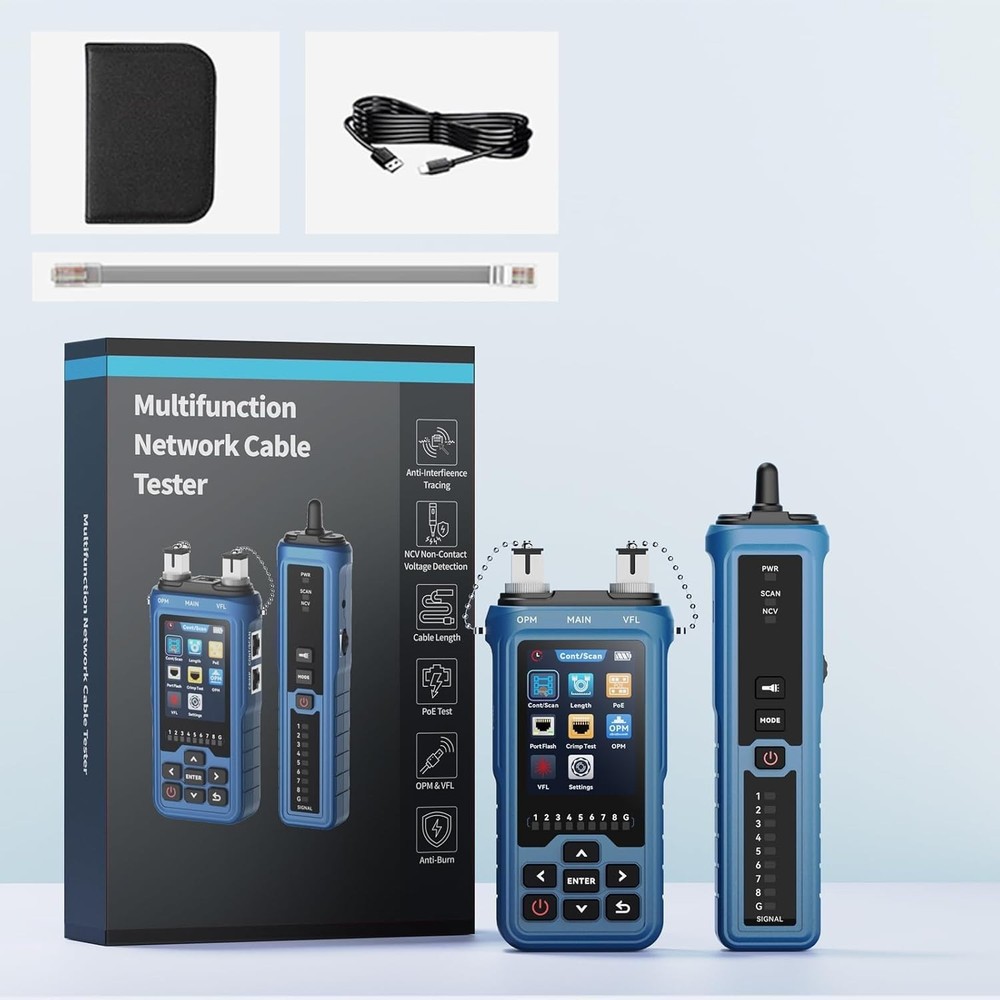 8-in-1 Multifunctional Network Cable Tester RJ45