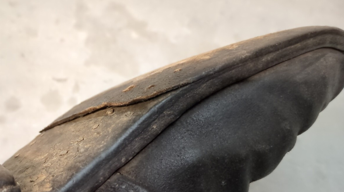 Vintage C&D Jarnagin Civil War Repro Brown Leather Brogan Shoes US Men Size 9.5