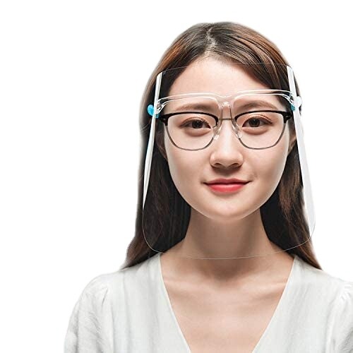 5pcs Face Shield Clear Glasses Protector Prevention,Arttoframes,eye,transparent