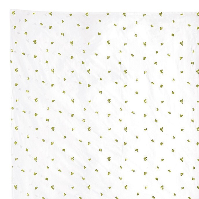 Ballard Designs Talulah Floral Duvet Cover Sage Green King 2 Shams Embroidered🦩