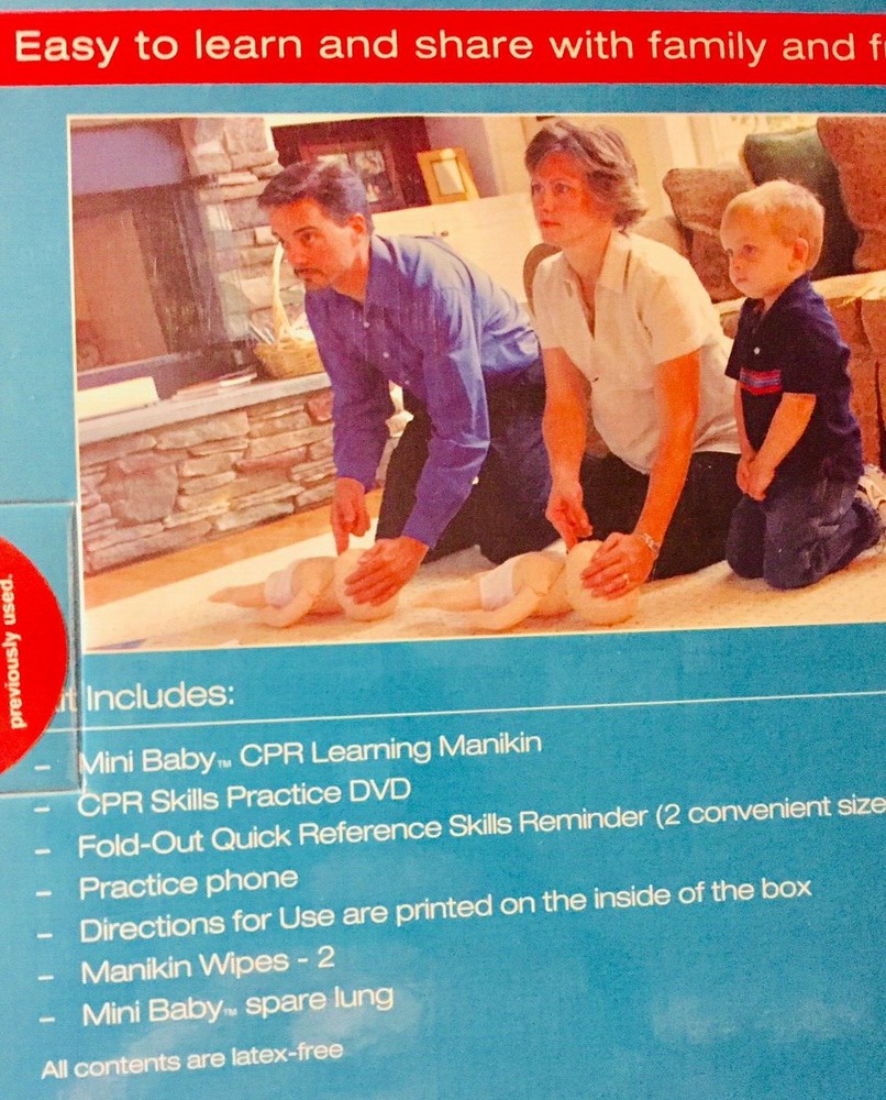 Infant CPR Anytime: Personal Learning Program with CPR Learning Manikin and etc