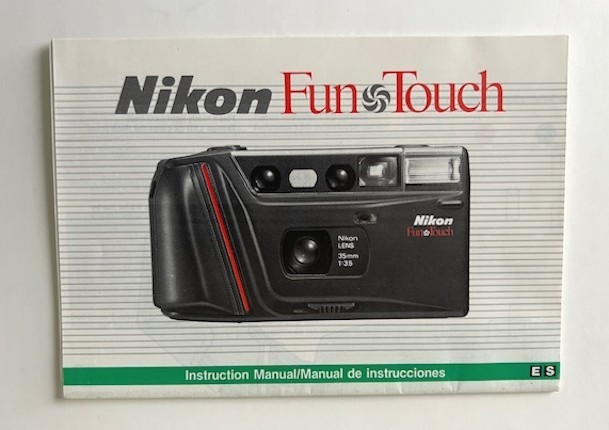 Nikon Fun Touch Camera Instruction Manual