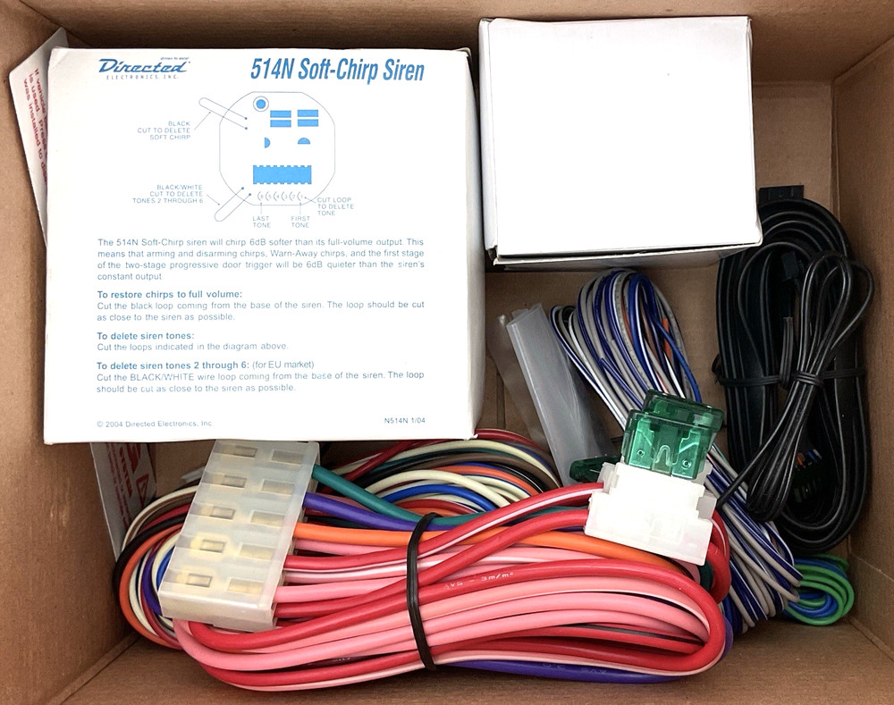 INCOMPLETE VIPER 5901 CAR ALARM ENGINE START MISSING PAGER REMOTE