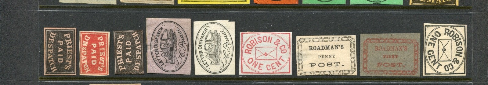 Lot of 58 Local Stamps Bogus & Forgery & Reprint & More BX6911