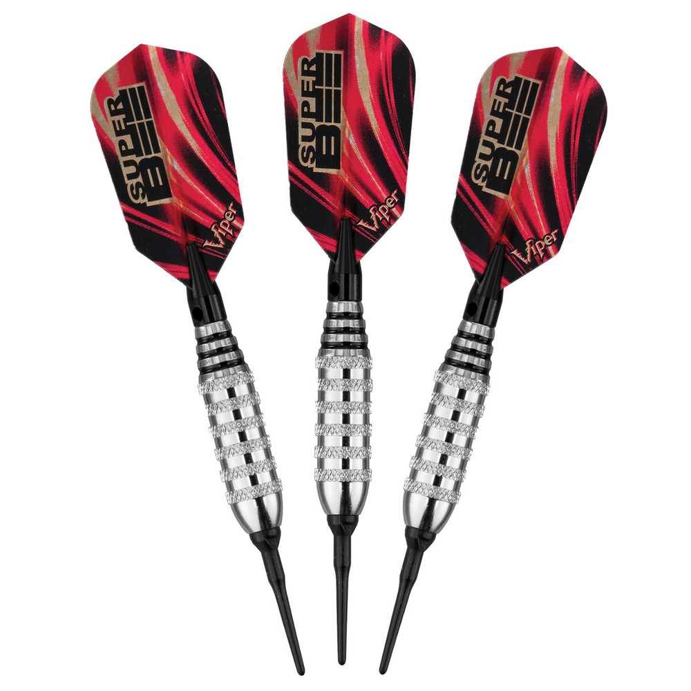 Viper Super Bee Soft Tip Darts - Dartboard Game Accessory - Silver - 16 Grams