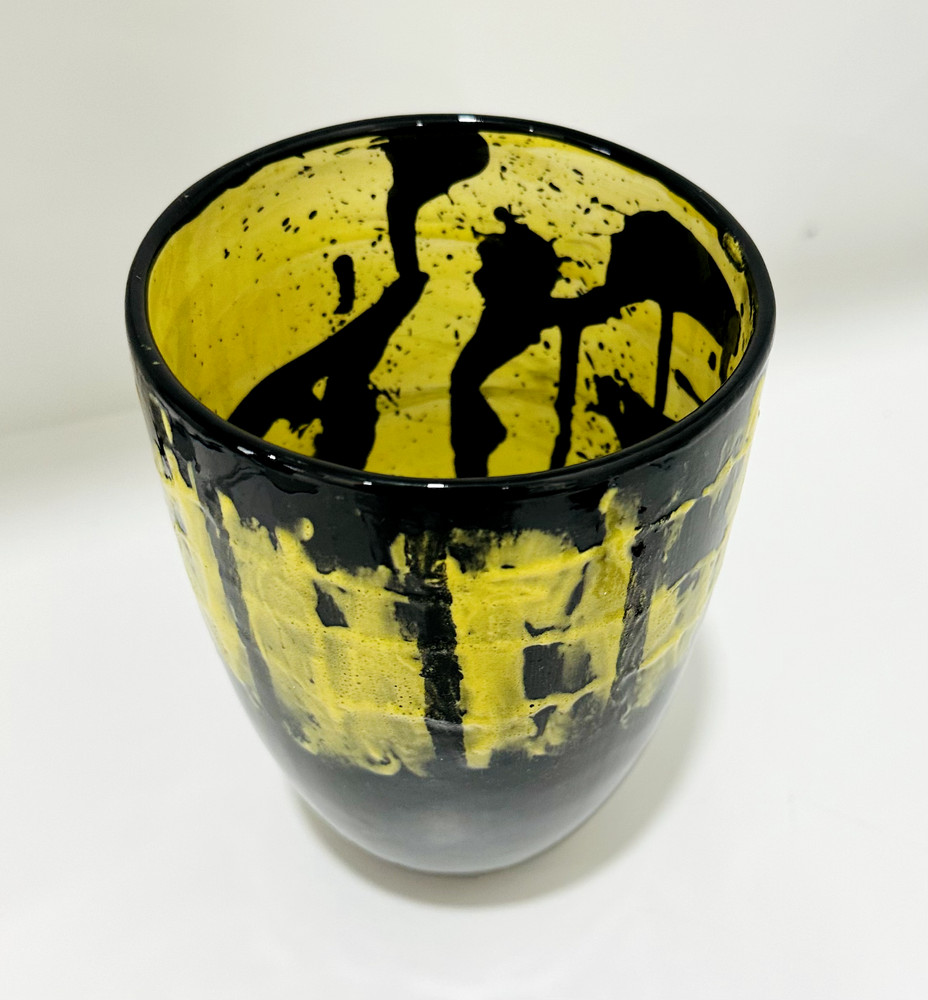 Black and Yellow Vase - 2001