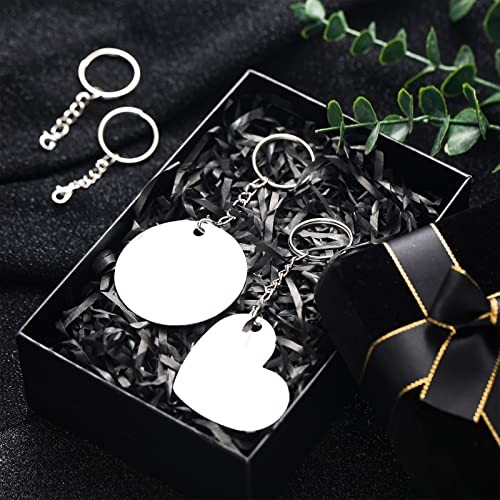Pcs Keychain Rings with Chain Key Chain Making Kit Include Split Keyring 100