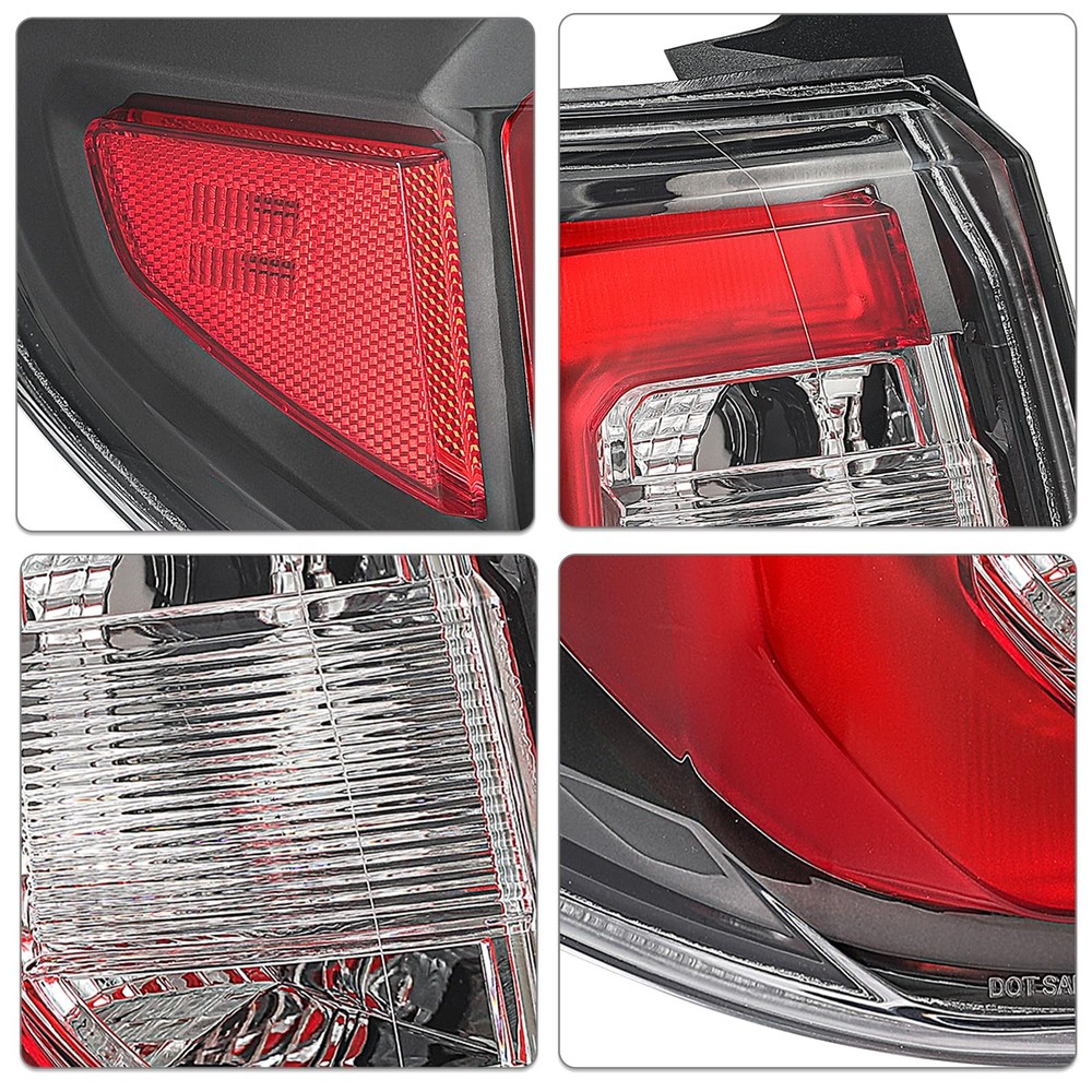 GMC Acadia LED Tail Light Assembly Pair 2013-2016 Outer Rear Taillight OE Direct