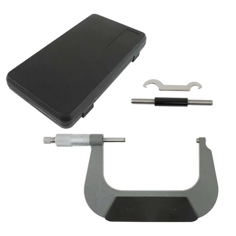 4-5" 0.0001" Outside Micrometer Carbide Tipped Precision Micrometer