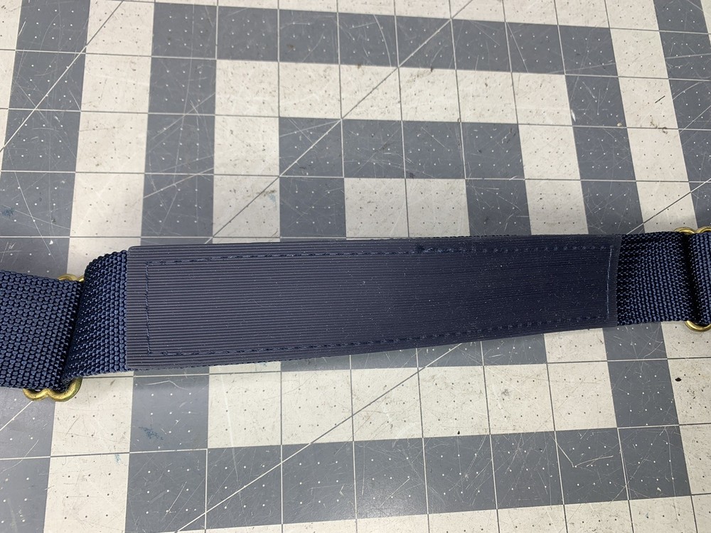 Tumi Navy Blue Nylon Padded Adjustable Shoulder Strap Replacement W/ Brass (L2)