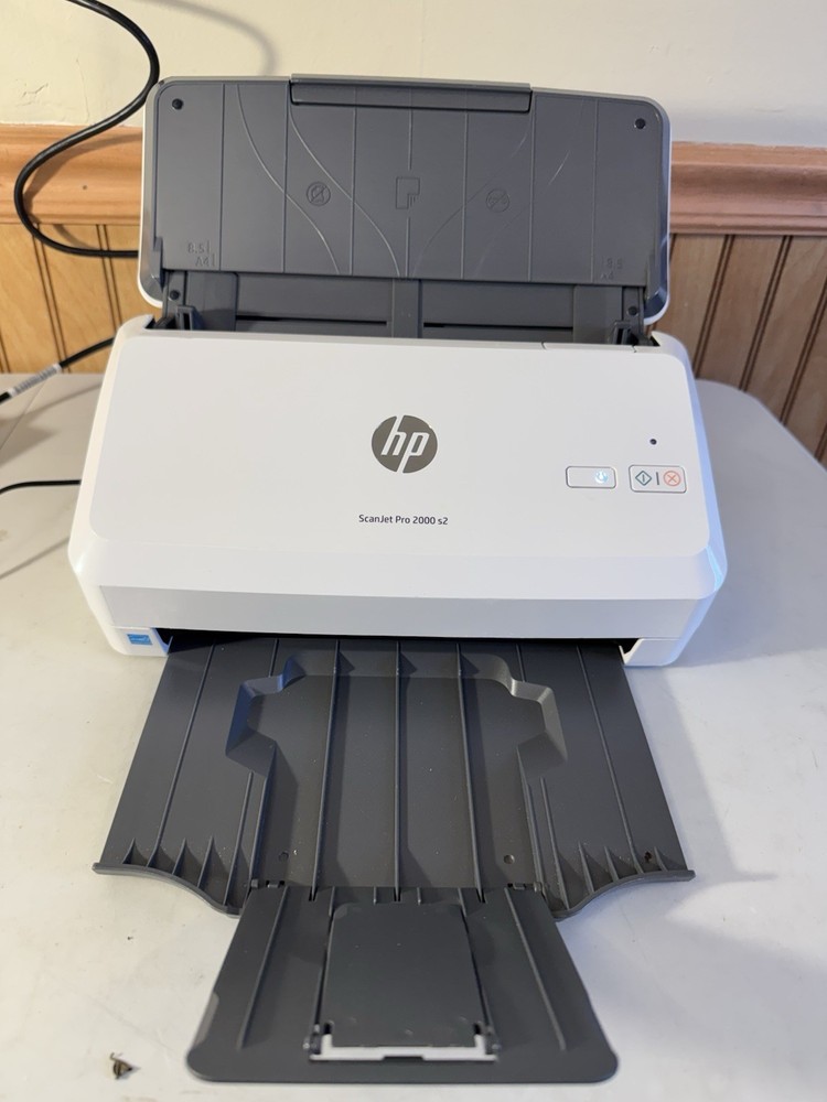 HP ScanJet Pro 2000 S1 Sheetfed Desktop Duplex Document Scanner w/AC Adapter