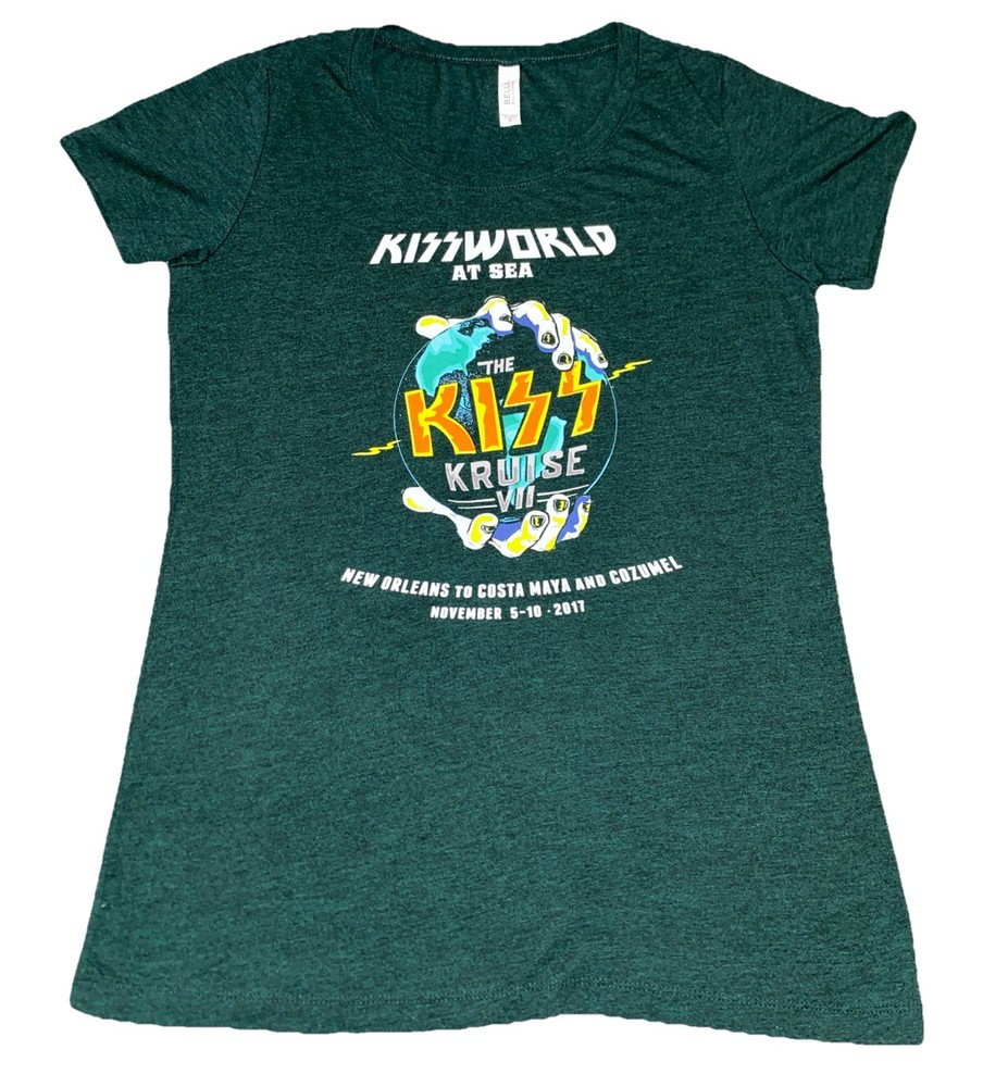 KISS’s Kissworld At Sea Kruise VII 2017 New Orleans To Cozumel Shirt X-Large