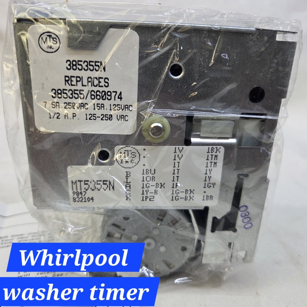 Whirlpool Washer Timer - Model 385355N Replacement Part