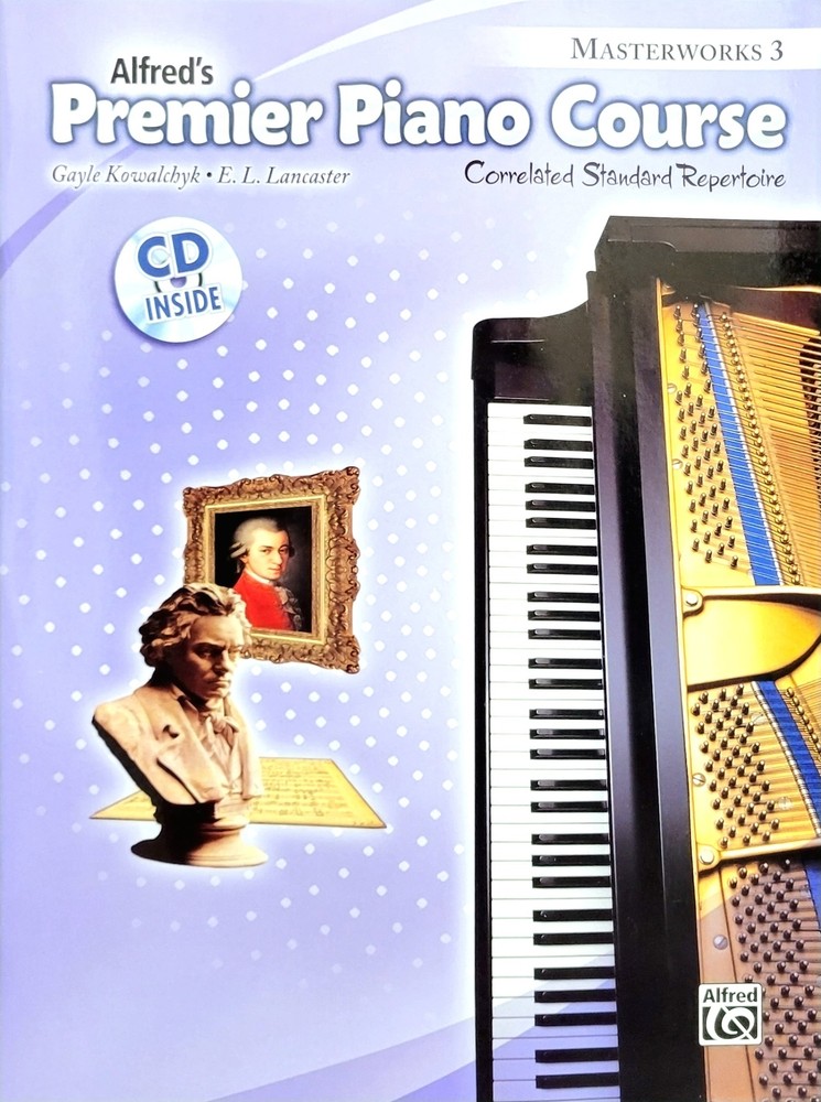 Alfred's Premier Piano Course Masterworks 3 with CD