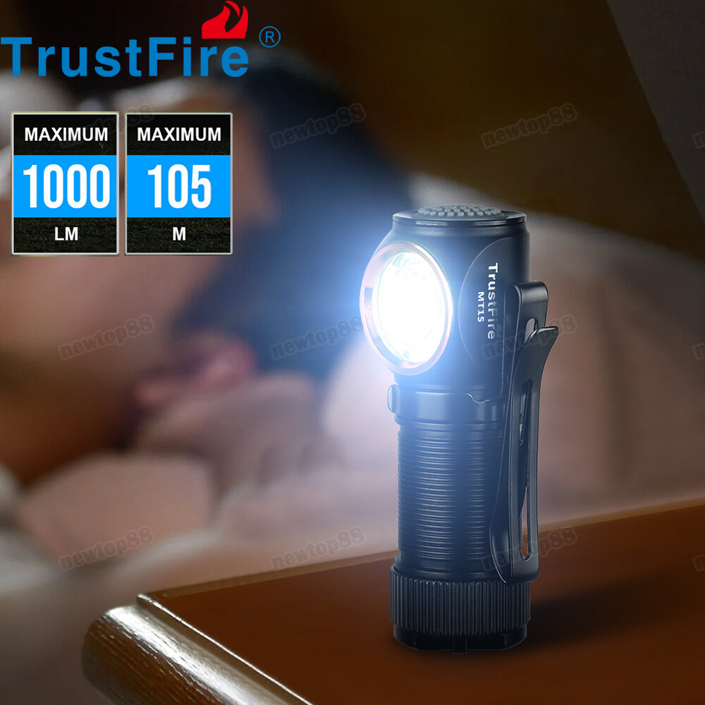 Trustfire 1000Lumen Rechargeable Headlamp LED Headlight EDC Working Flashlight