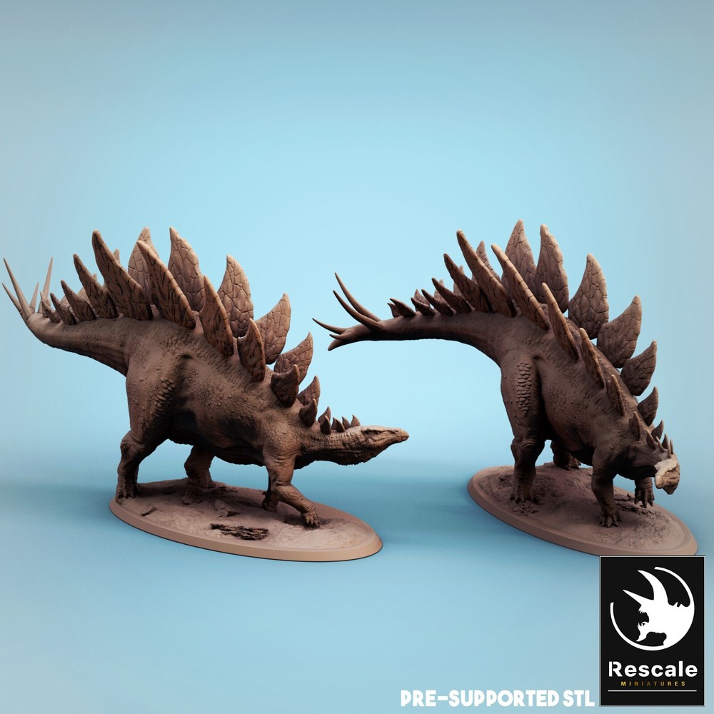 Stegosaurus by Rescale Miniatures | D&D | DnD | Print on Demand