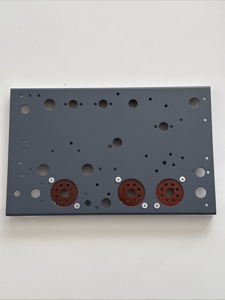 PARASET replica FRONT PANEL with 3 sockets BLUE POWDER