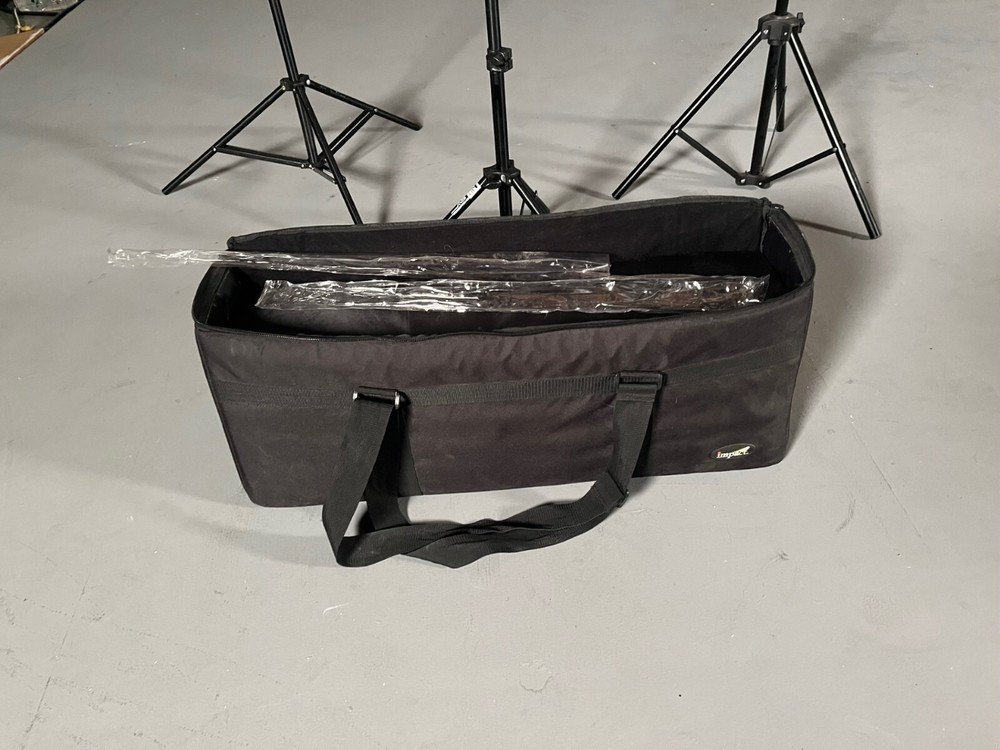 Impact Potrait Studio Light Kit with Umbrellas, Boom and Soft Case