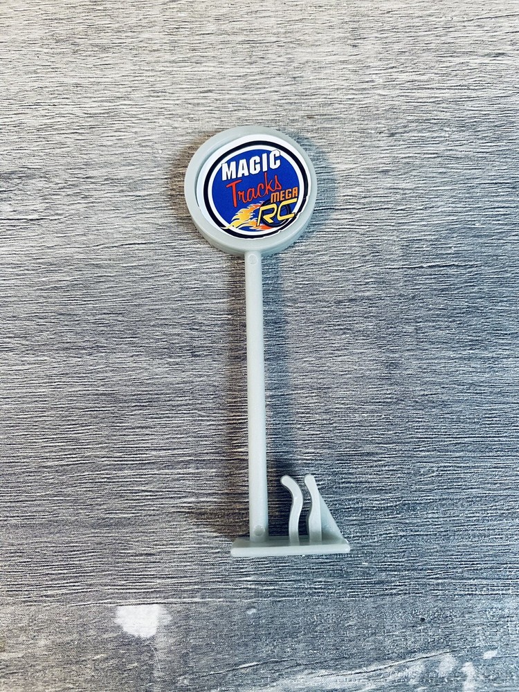 6 Plastic Miniature Road Signs