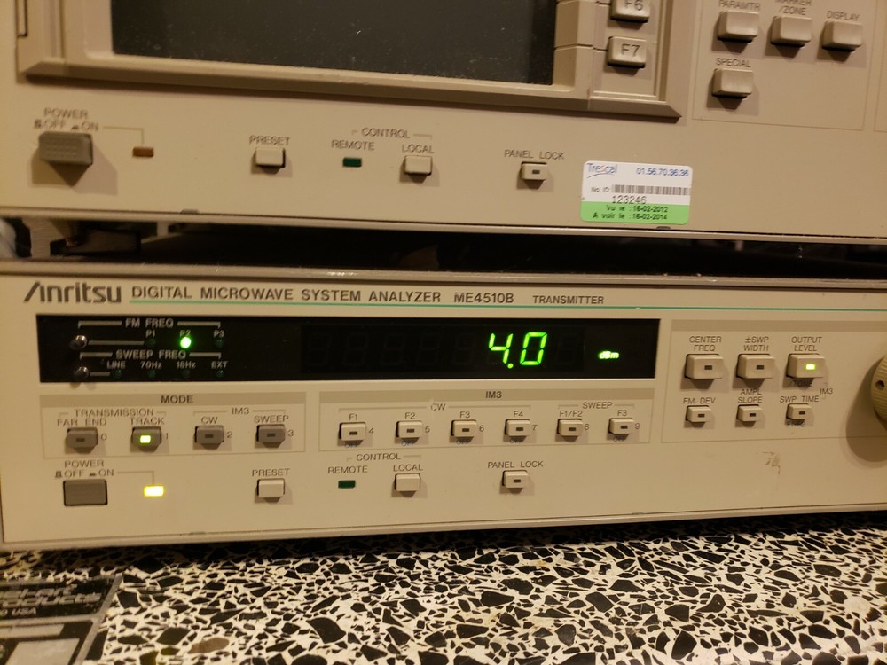 Anritsu ME4510B Digital Microwave System Analyzer Receiver & Transmitter Working