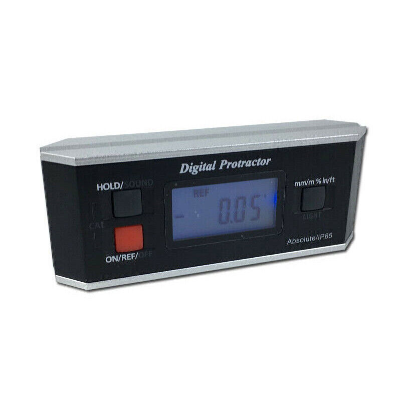 Precision LCD Digital Protractor Magnetic Inclinometer Angle Finder Bevel Gauge
