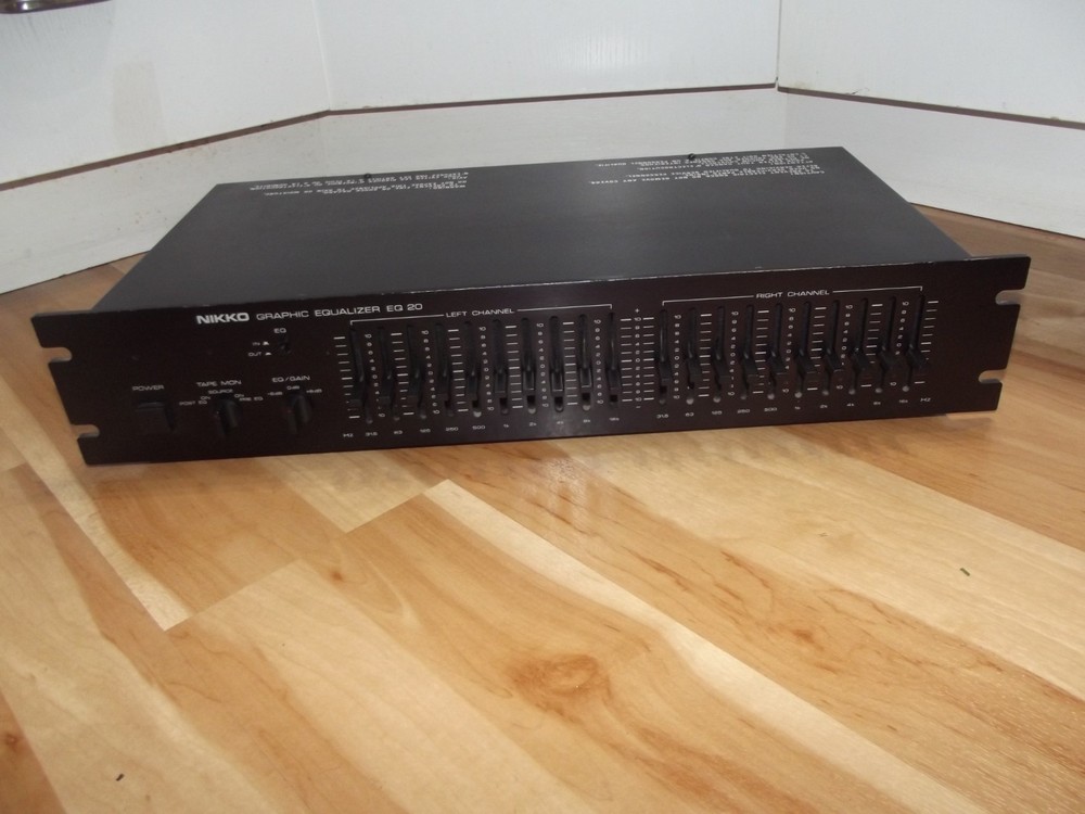 Vintage NIKKO Graphic Equalizer EQ 20 TESTED!