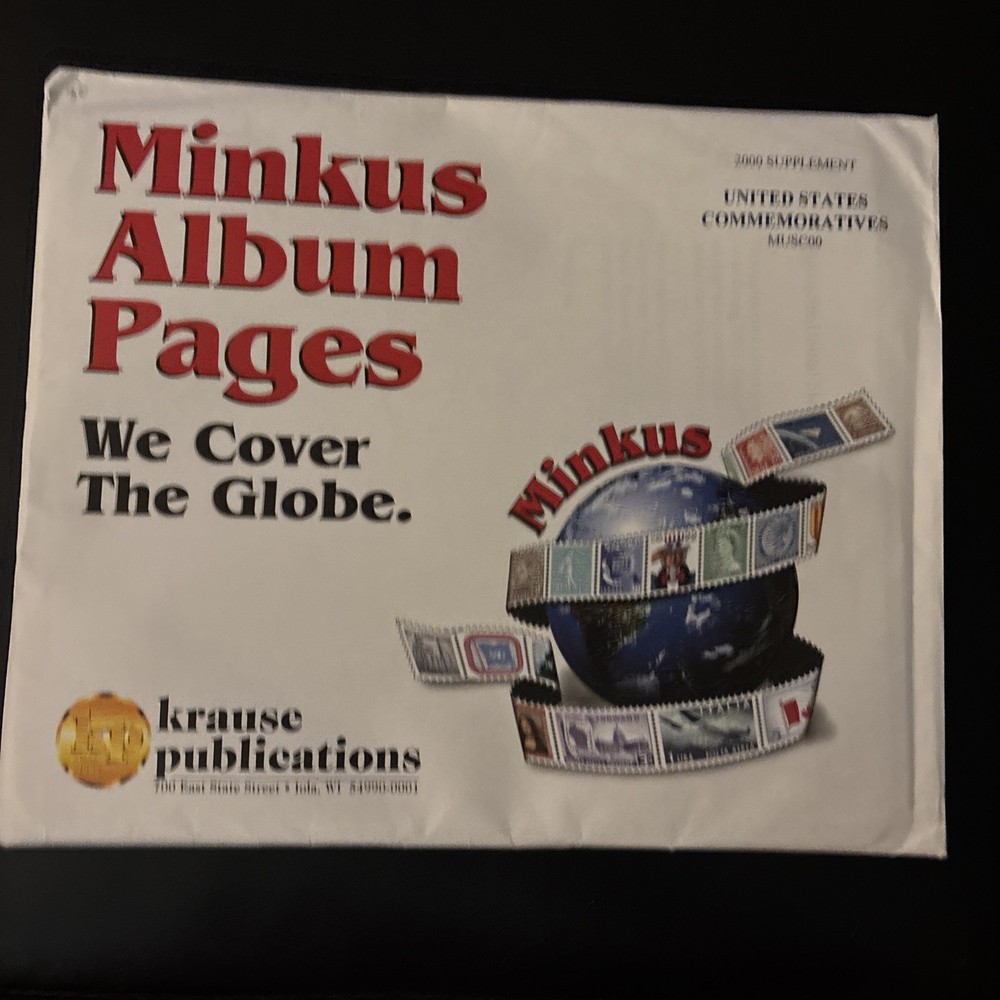 Minkus Album Pages - 2000 Supplement- US Commemoratives 30 Pages