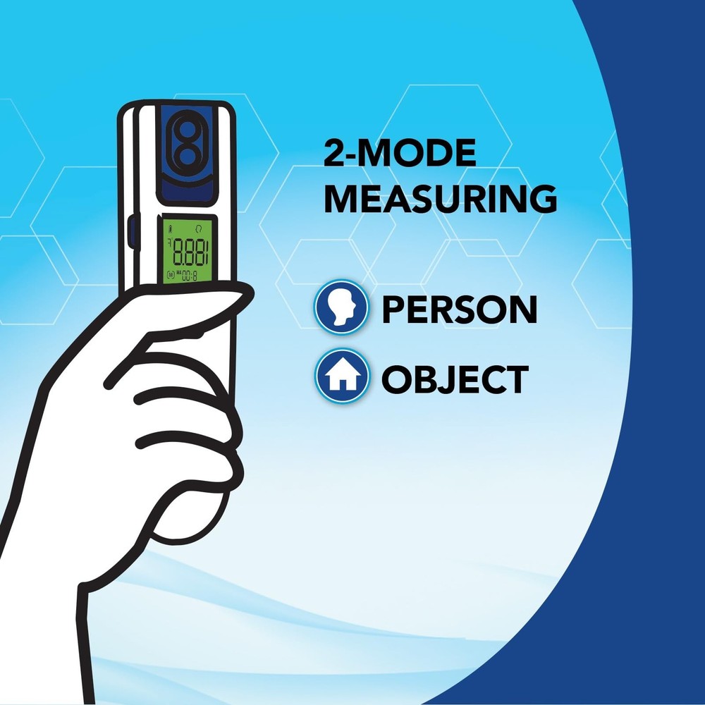 Zewa 4-Way Rotating Infrared Thermometer | Forehead Non-Touch Technology | Fa...