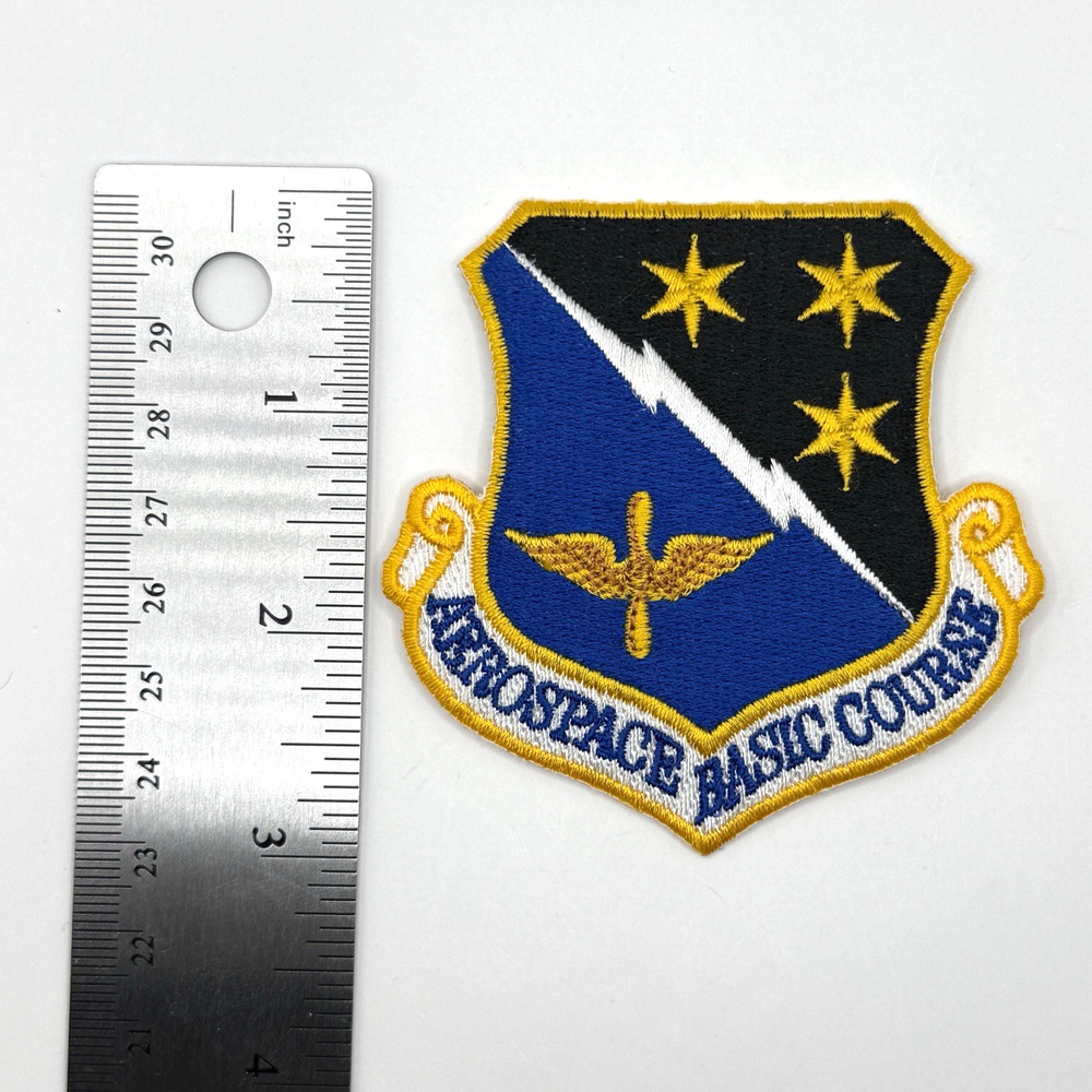 2.875" USAF Aerospace Basic Course Iron-On Patch