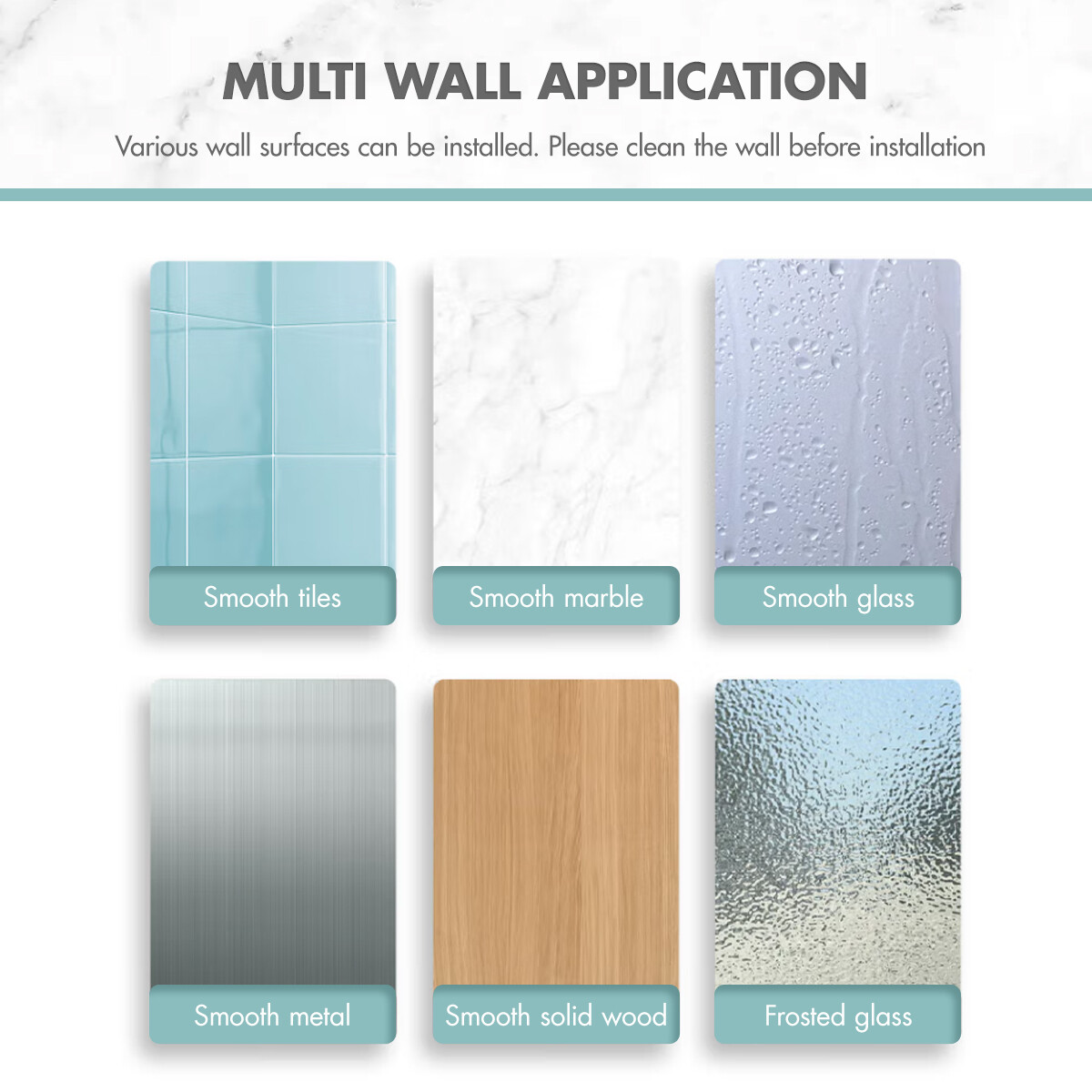 304 Shower Caddy Shelf Bathroom Bath Storage Holder Adhesive Organizer Rack 2pcs