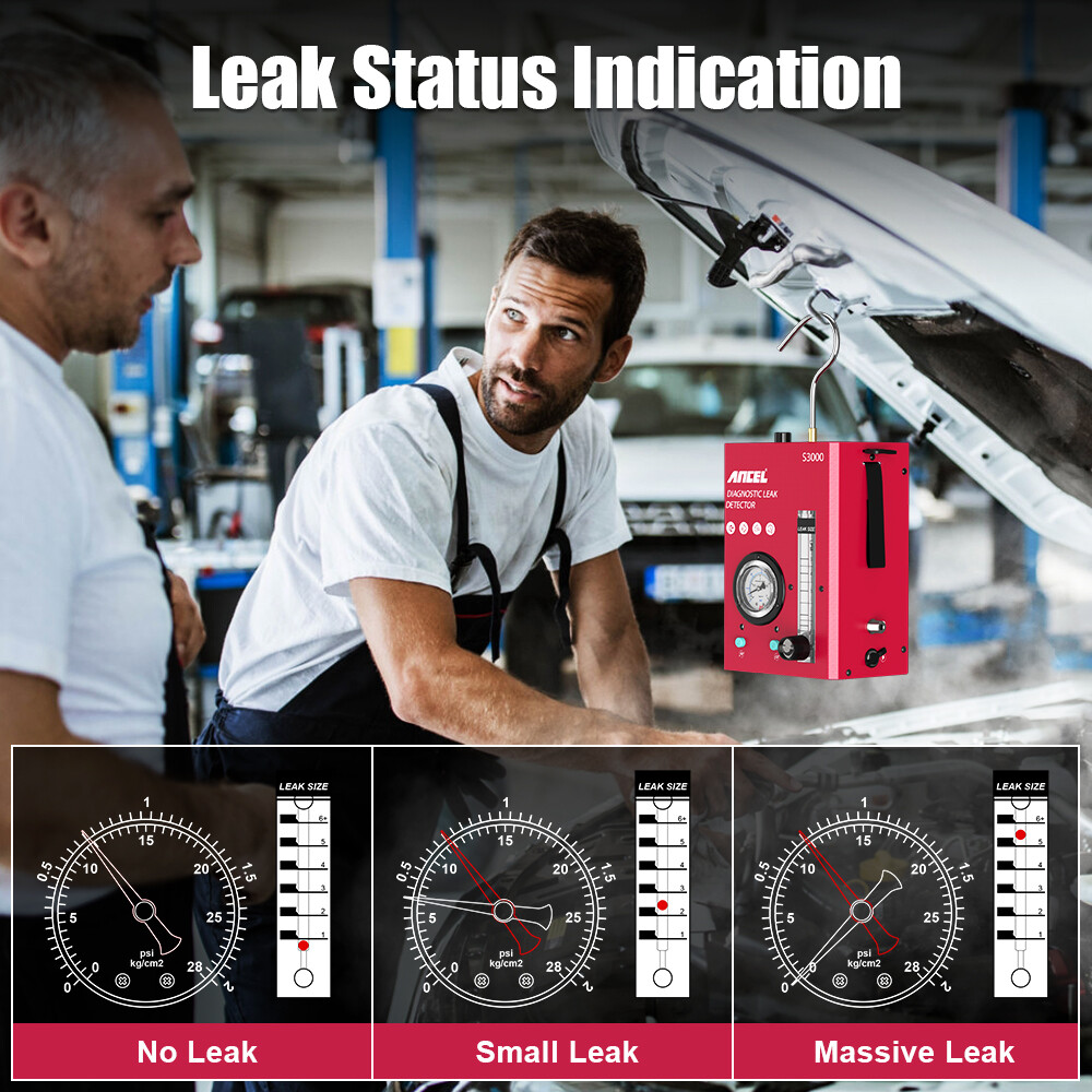Ancel S3000 Automotive EVAP Smoke Machine Diagnostic Car Leak Detection Tester