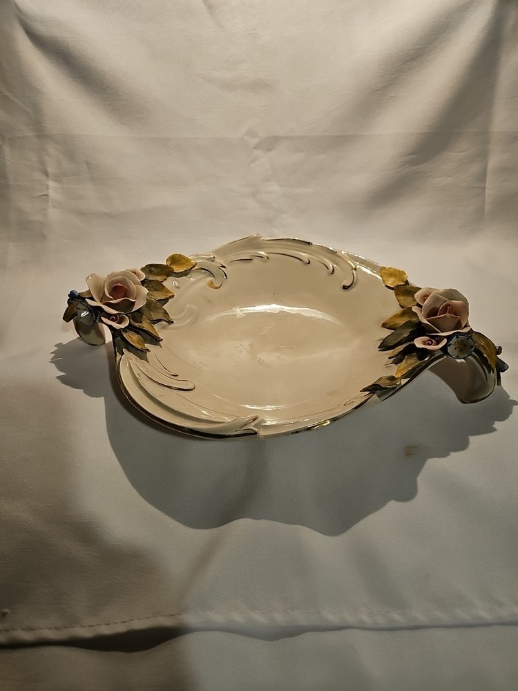 Antique Rose Platter.
