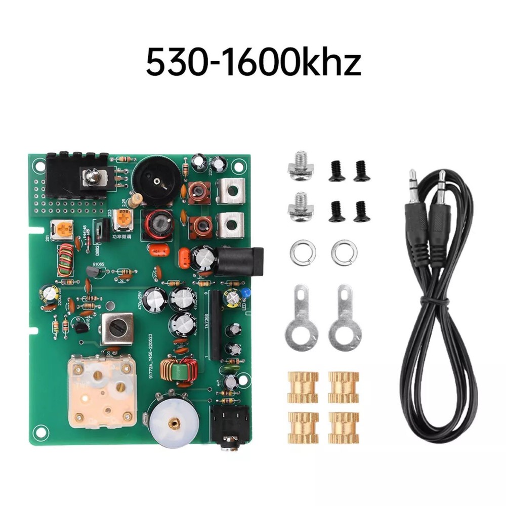 3.5mm both-end (on-board) Audio Input Radio Transmitter Medium Wave DIY Module