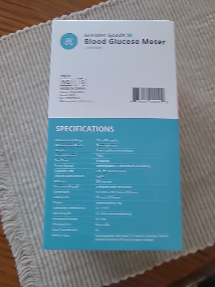 Greater Goods Blood Glucose Meter