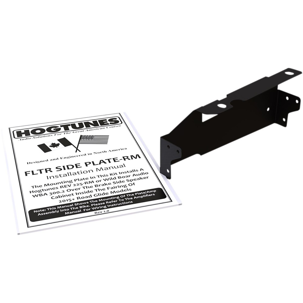 Hogtunes Amp Side Mount Plate FLTR SIDEPLT-RM