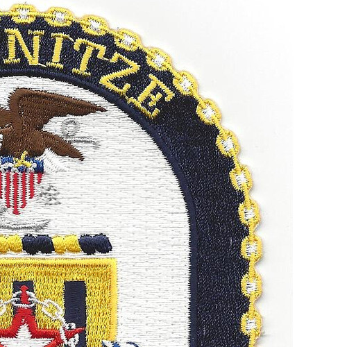 USS Nitze DDG-94 Guided Missile Destroyer Patch