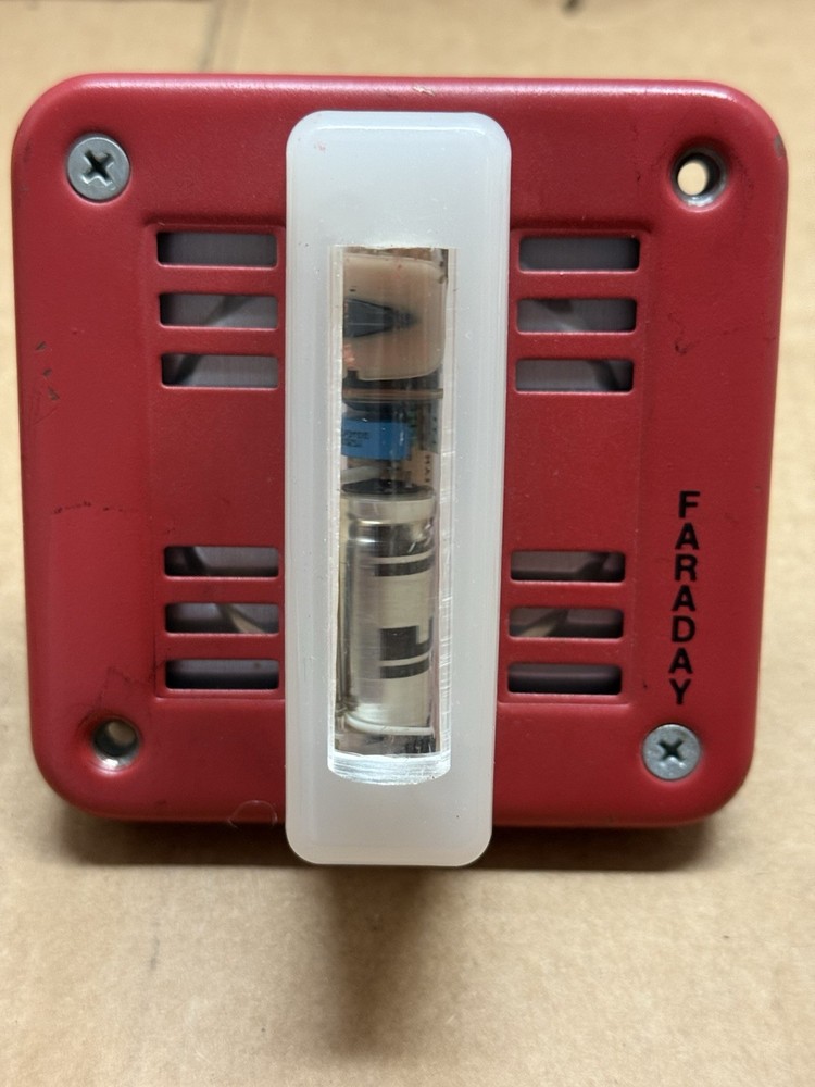 Faraday Strobe Fire Alarm Wall Mount Light Strobe Nice Condition
