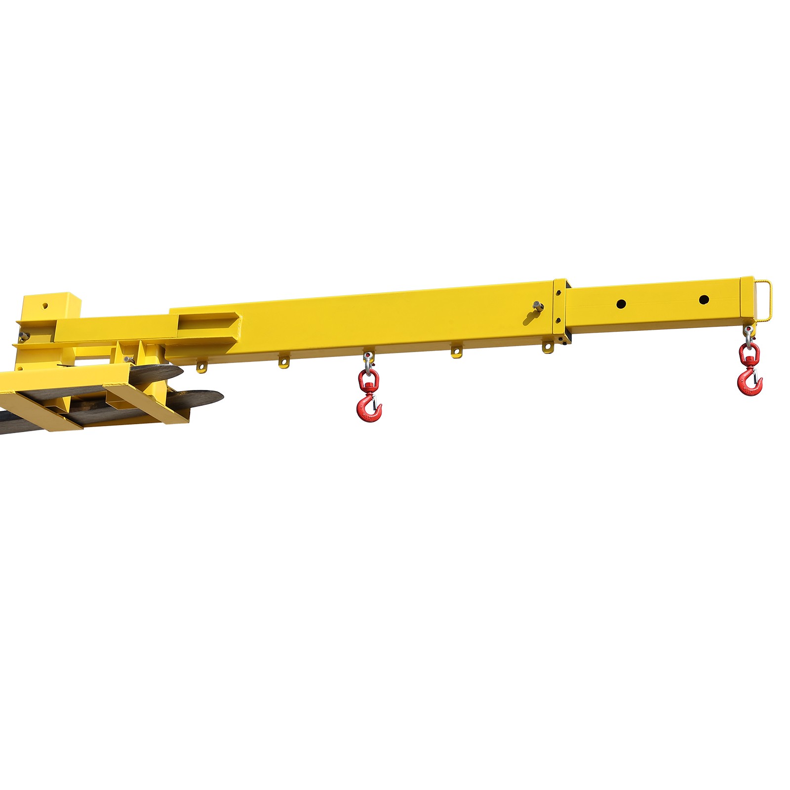Forklift Jib Boom Crane 6000lbs Forklift Mobile Crane with 2 Hooks