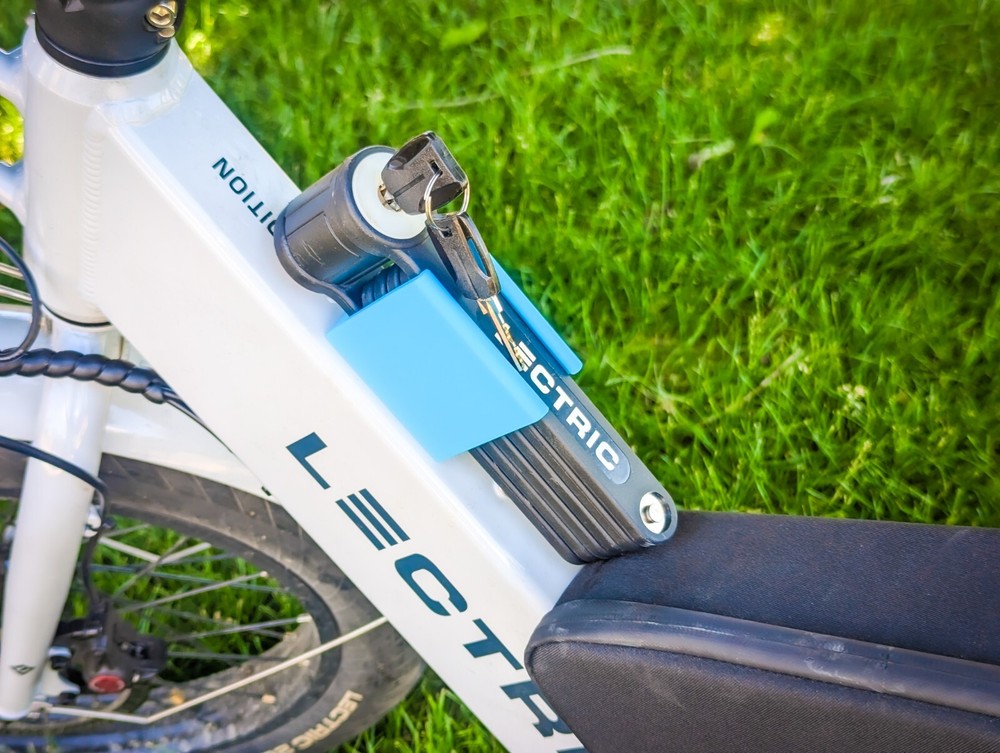 Folding Bike Lock Mount | Single Mount Point | 23 Color Options
