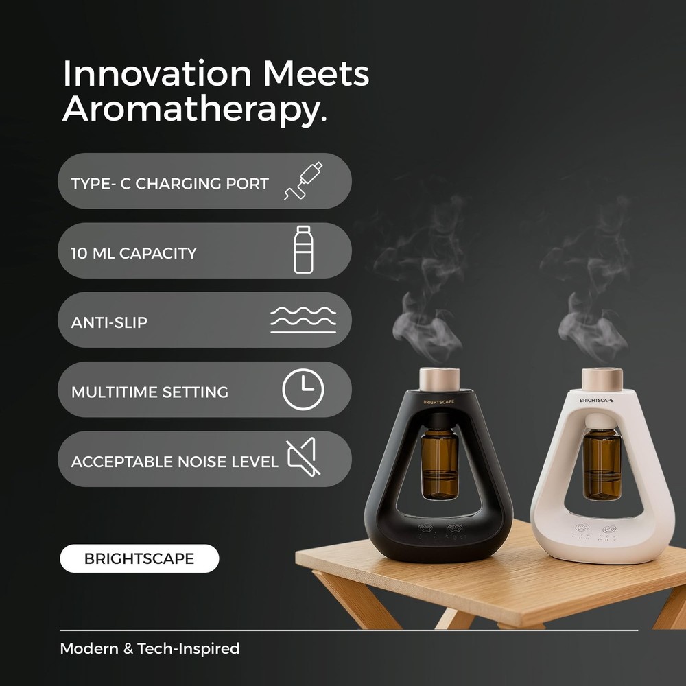 Waterless Diffuser – Battery Operated Hotel Scent Diffuser – Portabl